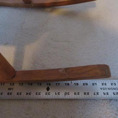 Vintage Wood Doll Rocking Chair