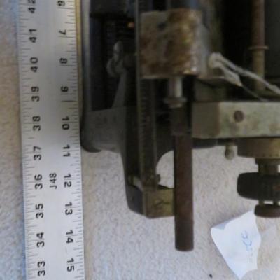 Antique Underwood All Caps Desktop Typewriter Working w Needs Ink