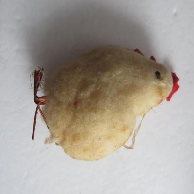 Vintage Easter Basket and Cotton Chick