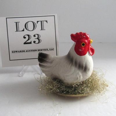 Small Rooster Squeaker Easter Decoration