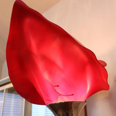 Vintage Rose Lamp - Repainted