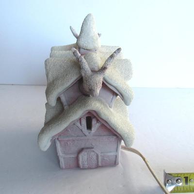 Ceramic Easter House Light Up Works