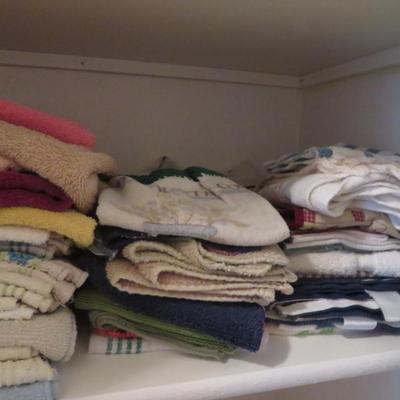 Closet Lot - Bed Sheets, Towels, Linen - Bulk Lot All Seen In Photos.