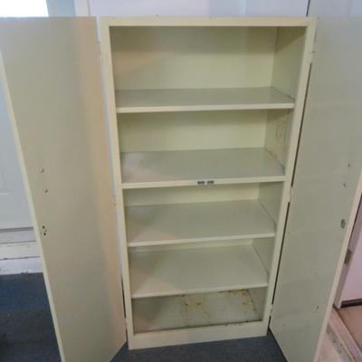 Metal Filling Cabinet with Faux Wood Motif