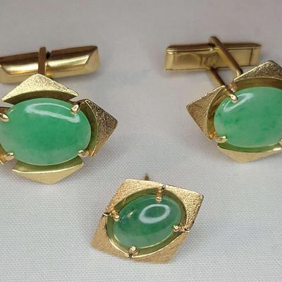 Jade Cufflinks