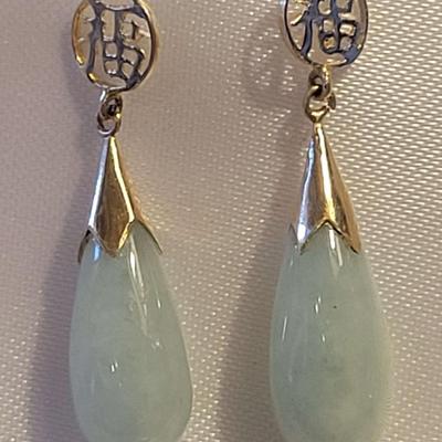 Jade Teardrop Earrings