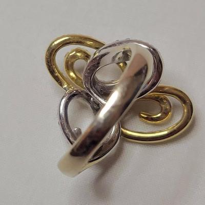 Two Tone Diamond Ring
