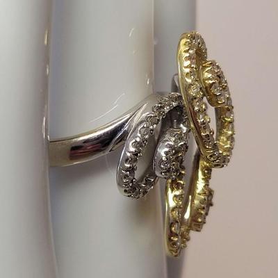 Two Tone Diamond Ring