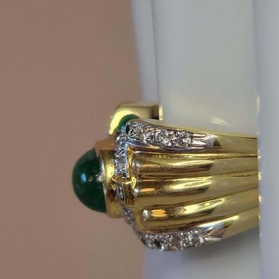 Emerald Diamond Ring