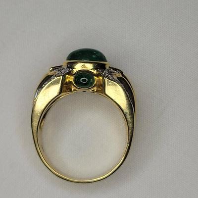 Emerald Diamond Ring