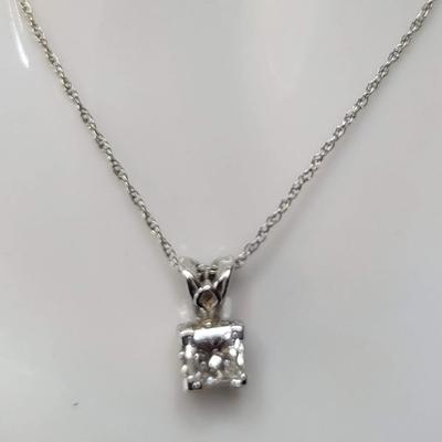 Princess Cut Necklace