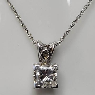 Princess Cut Necklace