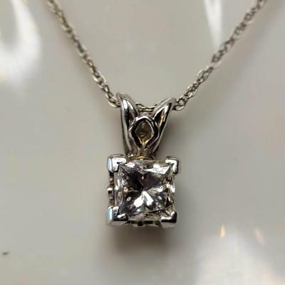 Princess Cut Necklace