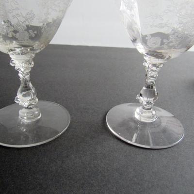 3 Vintage Cambridge Rosepoint Sherberts