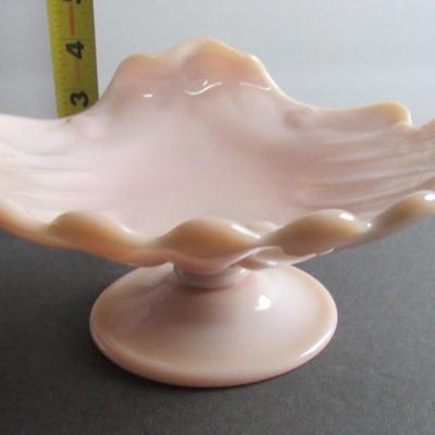 Vintage Cambridge Crown Tuscan Shell Compote