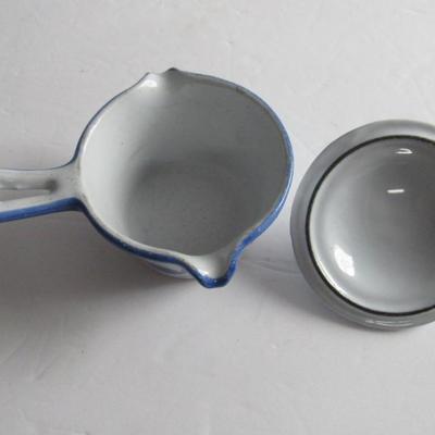 Vintage Heavy Enameled Cast Iron Warming Set, Husqvarna, Sweden