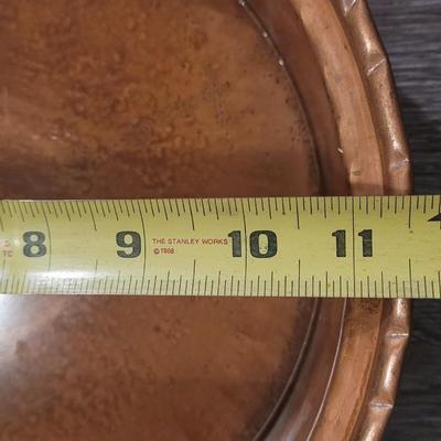 Vintage Copper Skillet with Wrought Iron Handle