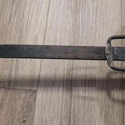 Vintage Copper Skillet with Wrought Iron Handle