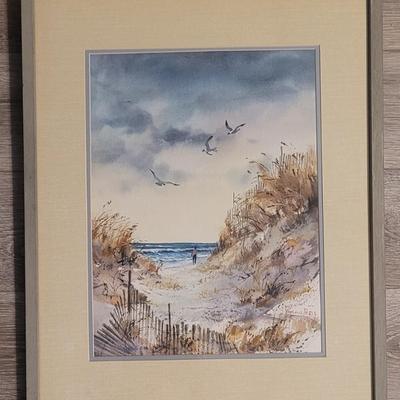 Original Watercolor Listed Artist by Virginia Perle