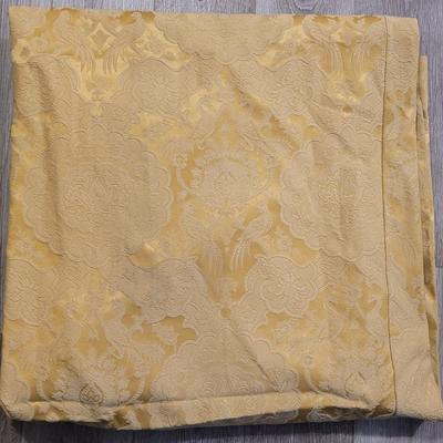 Mid Century Golden Yellow Drapes