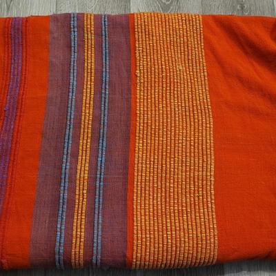 Vintage Moroccan Linen (Red)