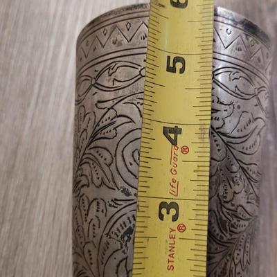 Persian Silver Cup with Gold Wash Interior