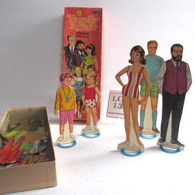 Vintage Family Affair Paper Dolls Set