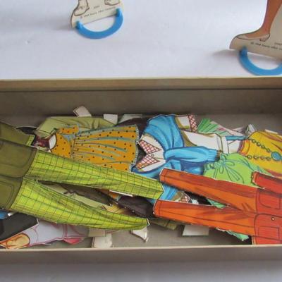 Vintage Family Affair Paper Dolls Set