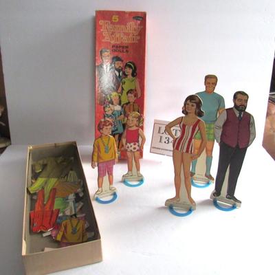 Vintage Family Affair Paper Dolls Set