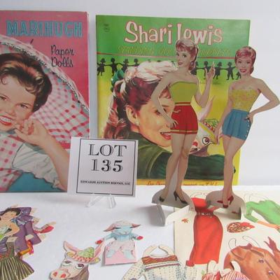 1958 Shari Lewis and 1960 Tammy Marihugh Paper Dolls, Saalfield