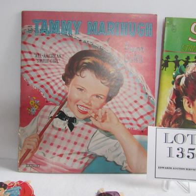 1958 Shari Lewis and 1960 Tammy Marihugh Paper Dolls, Saalfield