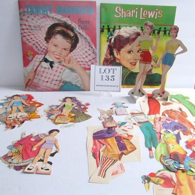 1958 Shari Lewis and 1960 Tammy Marihugh Paper Dolls, Saalfield