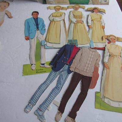 Vintage Flying Nun and Lullaby Paper Dolls Sets