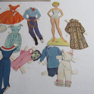 Vintage Barbie Doll Cut Outs 1962