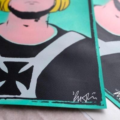 COPYRIGHT - HE ANDY - HAND PAINTED UNIQUE