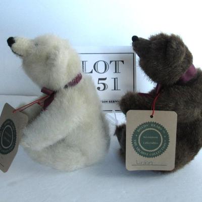 Two Cute Plush Boyd's Bears
