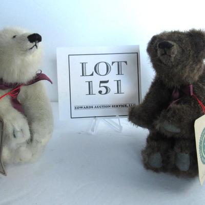Two Cute Plush Boyd's Bears