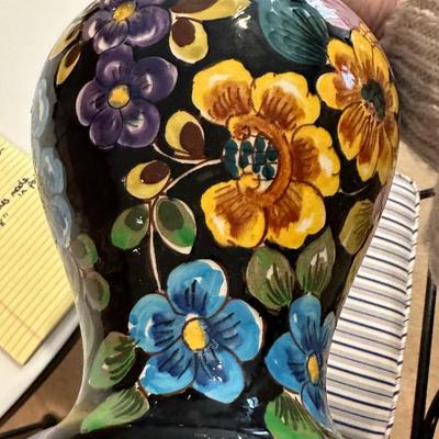 Beautiful lidded porcelain jar