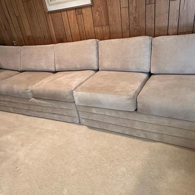 Large custom sectional hardly used with sleeper sofa