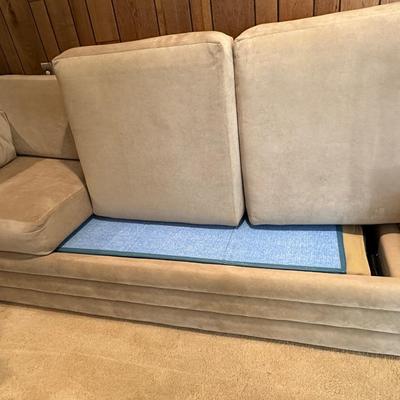 Large custom sectional hardly used with sleeper sofa