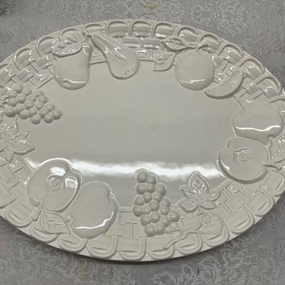 Beautiful white fruited platter