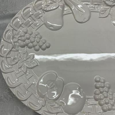 Beautiful white fruited platter