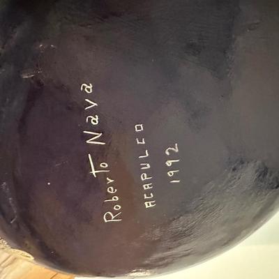Beautiful peacock handled platter