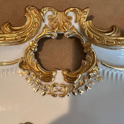 Stunning Meissen square tray