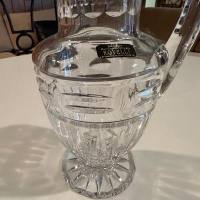 Rovelli crystal pitcher