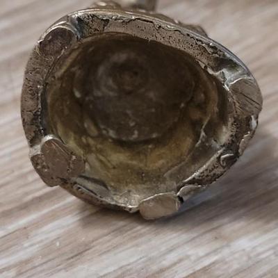 Small Antique Brass Buddha