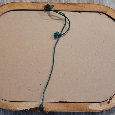 Antique Bubble Frame filled with Antique & Vintage Coins, Paper Money, and a Stock Certificate