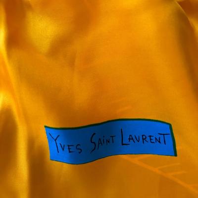 Vintage 1970â€™s YSL square scarf