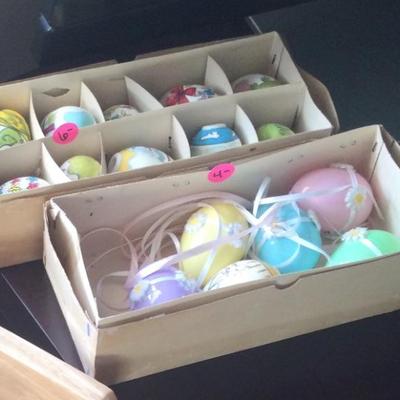 Blown eggs