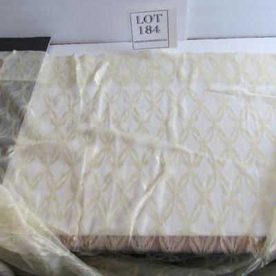 Pair of Older Sheer Curtain Panels
